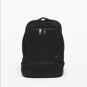 Lululemon Black Sherpa Backpack
